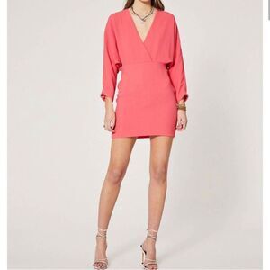 IRO Paris Detina Dress Hot Coral